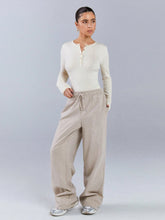 Athîral Women Plain Front Button Long Sleeve Casual Bodysuit